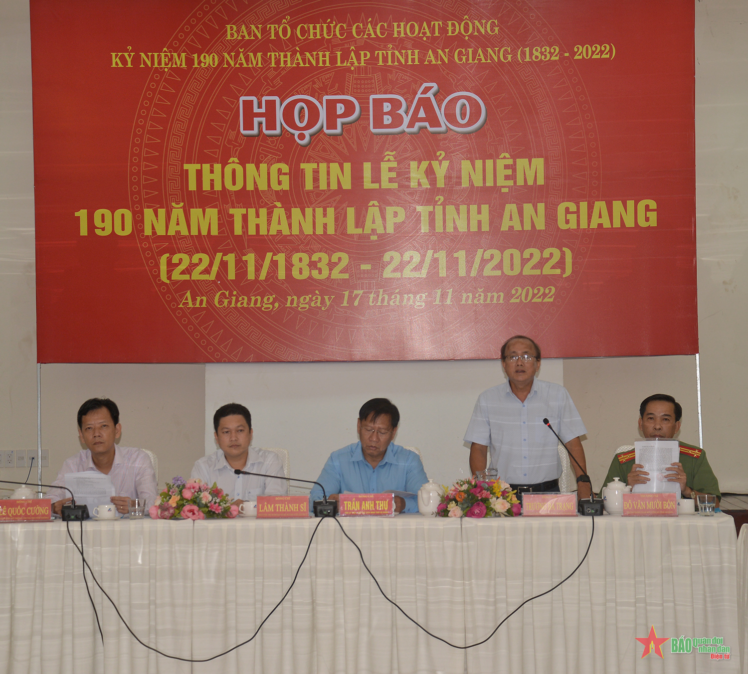 An Giang họp báo thông tin sự kiện 190 năm thành lập tỉnh